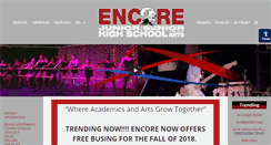 Desktop Screenshot of encorehighschool.com